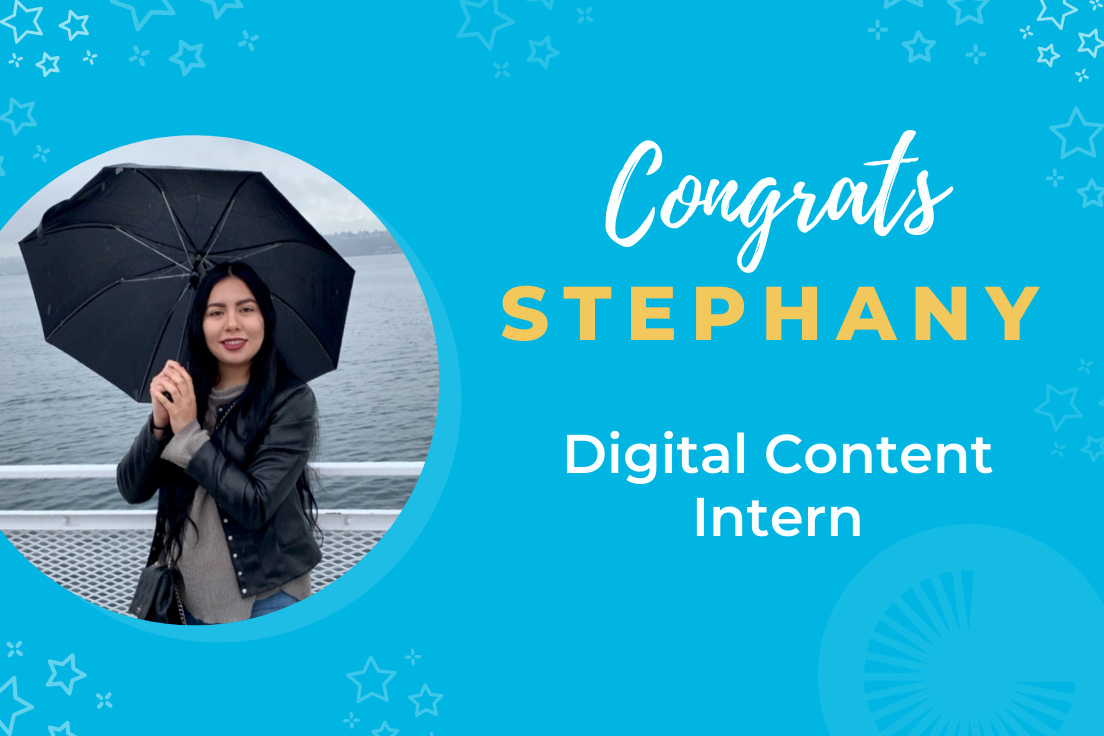 Congrats Stephany Digital Content Intern