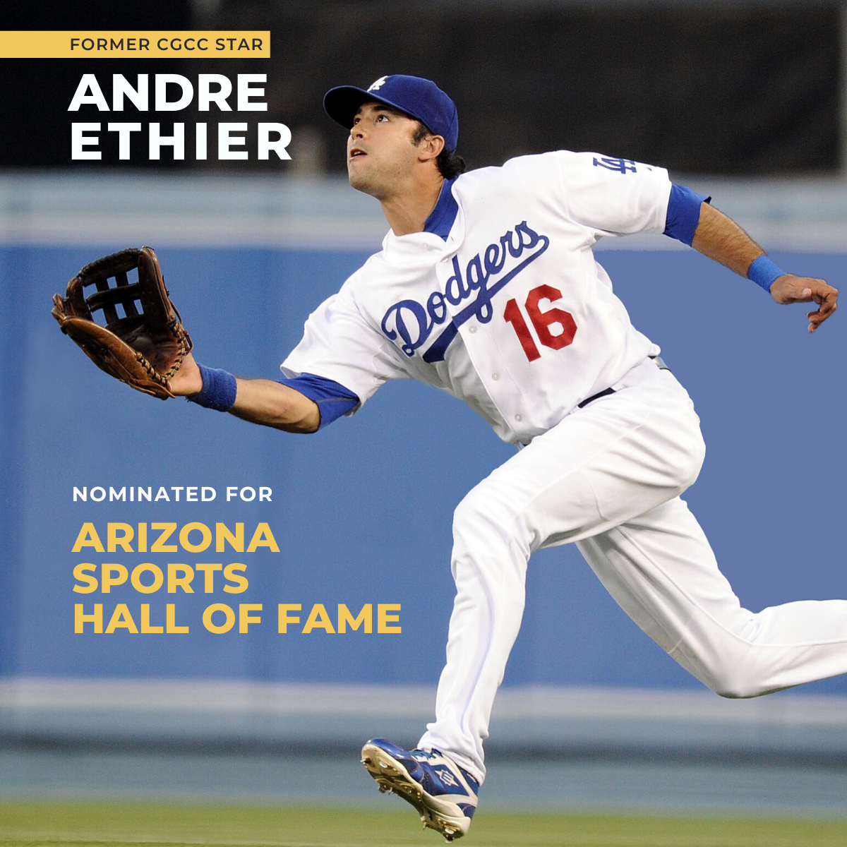 Andre Ethier AZ Sports Hall of Fame social post