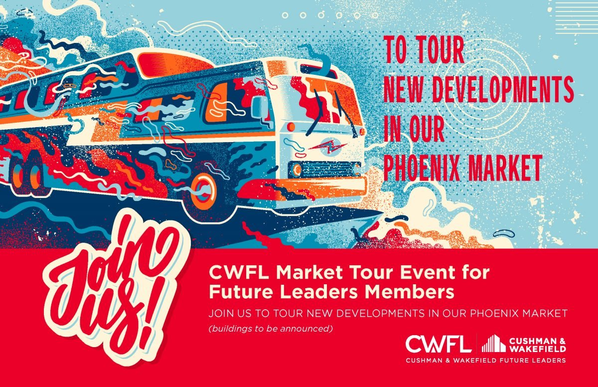 CW Future Leaders event postcard