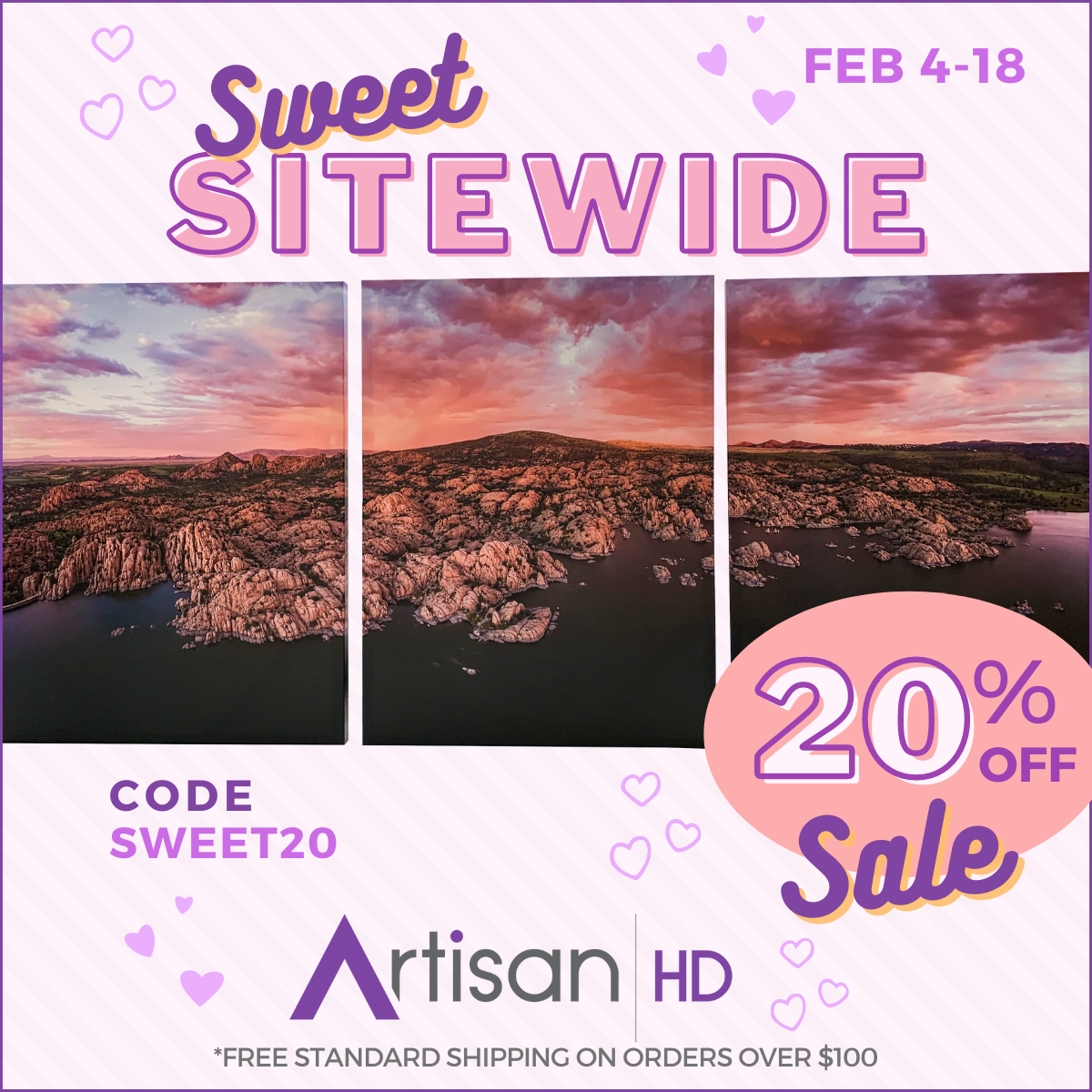 Sweet Sitewide Sale social post