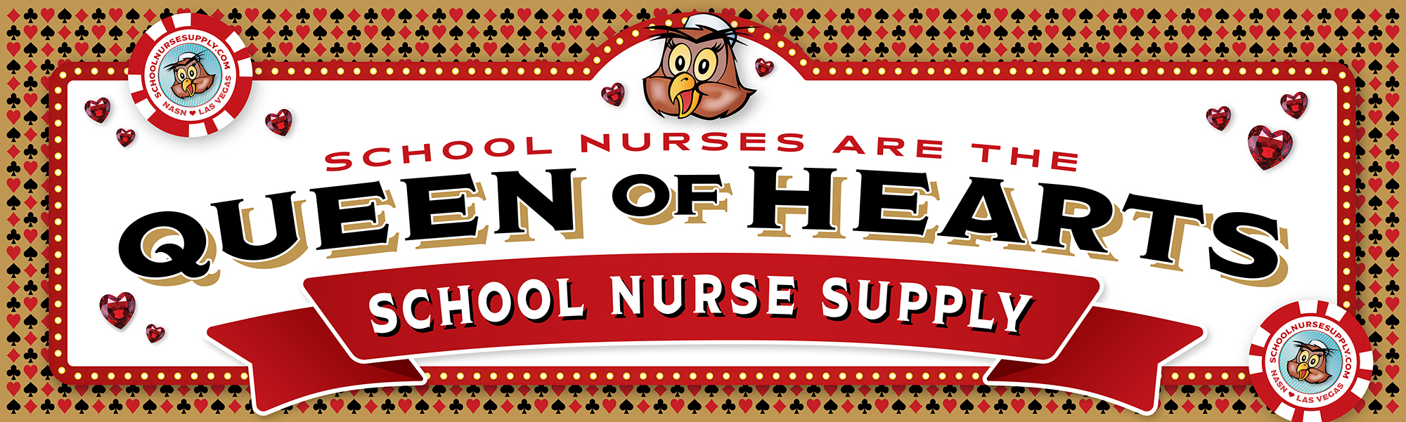 Tradeshow banner - Queen of Hearts